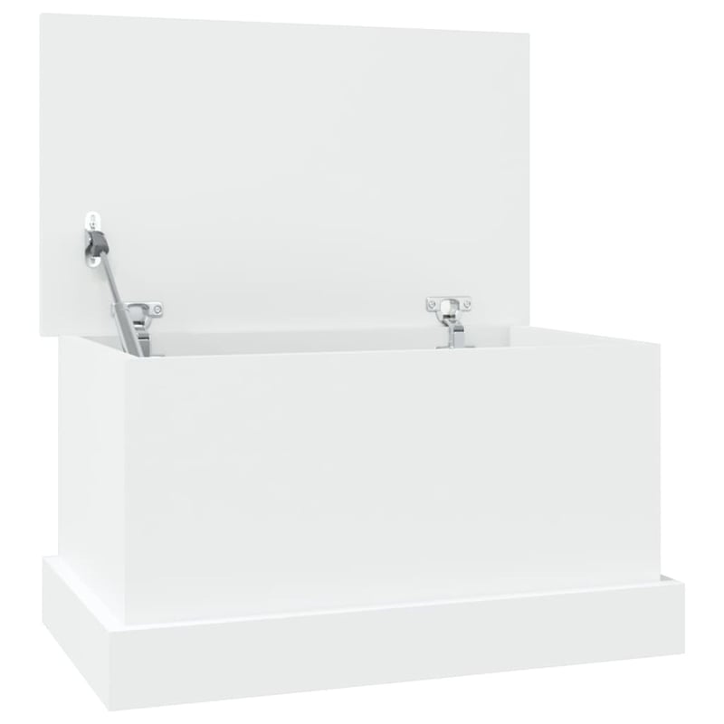vidaXL fehér rétegelt fa tárolódoboz 50x30x28 cm
