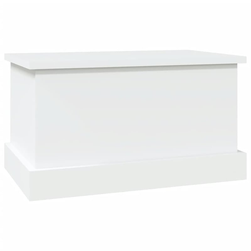 vidaXL fehér rétegelt fa tárolódoboz 50x30x28 cm