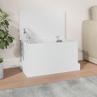 vidaXL fehér rétegelt fa tárolódoboz 50x30x28 cm 1