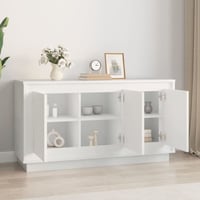 vidaXL fehér szerelt fa tálalószekrény 102x35x55 cm 3