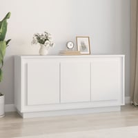 vidaXL fehér szerelt fa tálalószekrény 102x35x55 cm 2