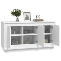 vidaXL fehér szerelt fa tálalószekrény 102x35x55 cm 4