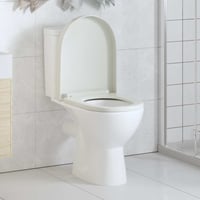 vidaXL fehér szögletes WC-ülőke lassan csukódó fedéllel 2