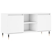 vidaXL fehér TV-szekrény 104x35x50 cm szerelt fa bútor 1