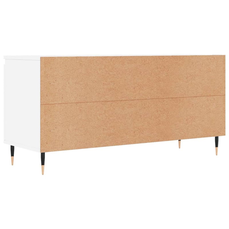 vidaXL fehér TV-szekrény 104x35x50 cm szerelt fa bútor