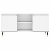 vidaXL fehér TV-szekrény 104x35x50 cm szerelt fa bútor 5