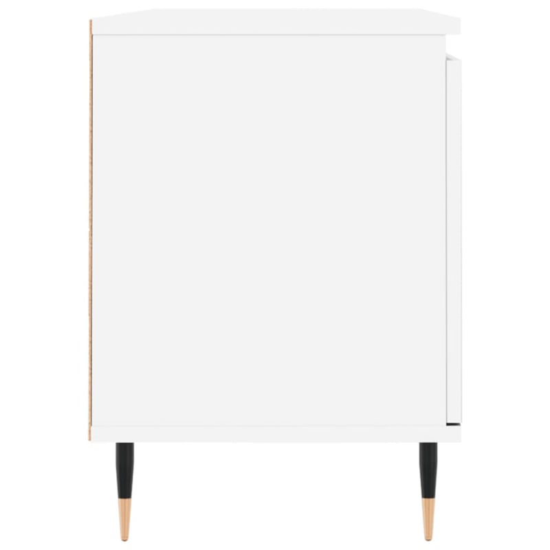 vidaXL fehér TV-szekrény 104x35x50 cm szerelt fa bútor