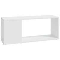 vidaXL fehér TV-szekrény 80x24x32 cm szerelt fa bútor 1