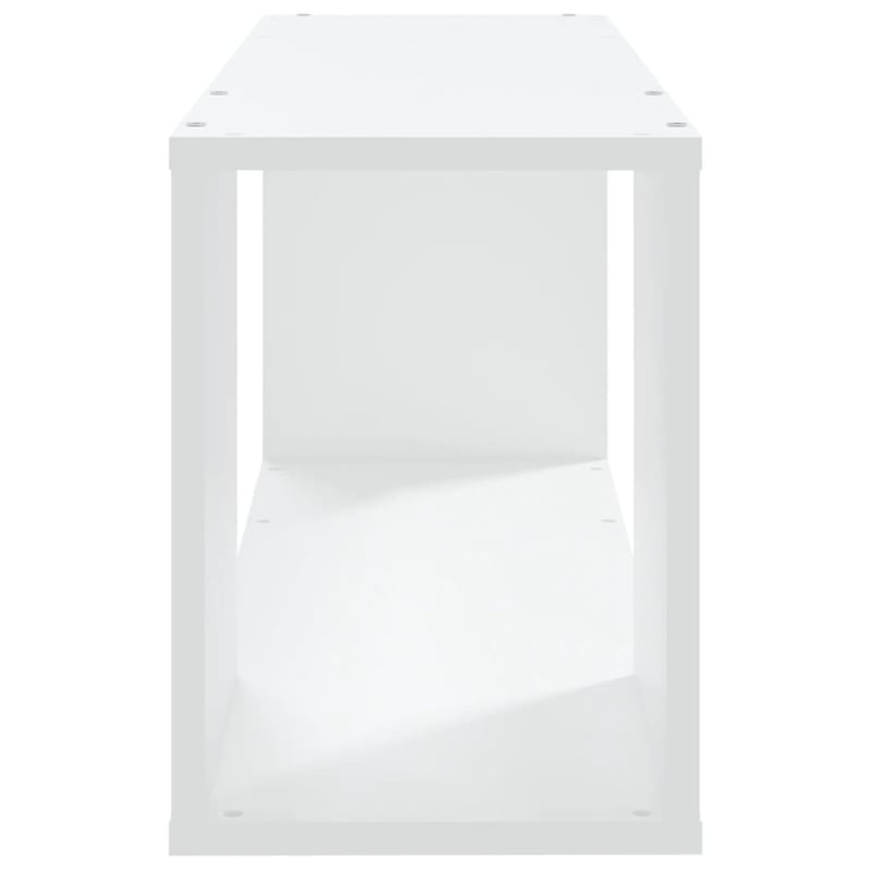 vidaXL fehér TV-szekrény 80x24x32 cm szerelt fa bútor