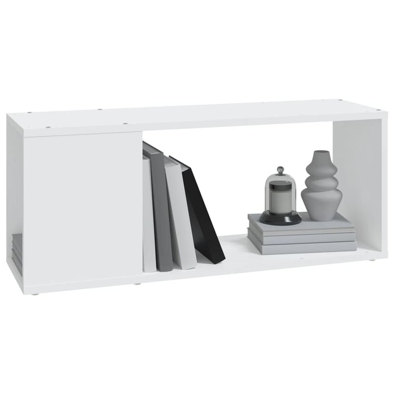 vidaXL fehér TV-szekrény 80x24x32 cm szerelt fa bútor