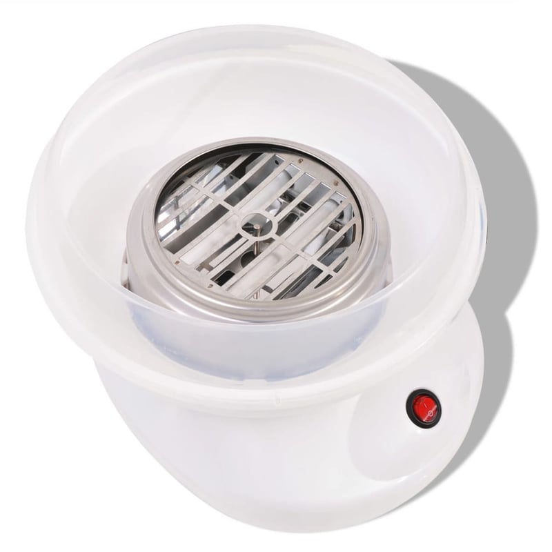 vidaXL fehér vattacukorgép 480 W elektromos