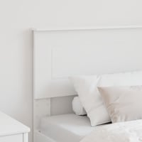 vidaXL Fejtámla Fehér Faanyag 3