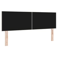 vidaXL Fejtámla Krém 160 cm Bársonyos szövetből 6