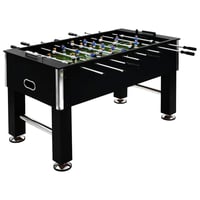 vidaXL fekete acél csocsóasztal 140x74,5x87,5 cm 1