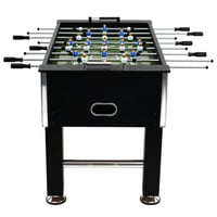 vidaXL fekete acél csocsóasztal 140x74,5x87,5 cm 3