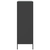 vidaXL fekete acél magasszekrény 68x39x113 cm 7