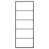 vidaXL fekete acél törölközőtartó 45x10x115 cm 3