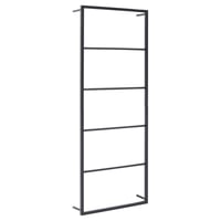 vidaXL fekete acél törölközőtartó 45x10x115 cm 1