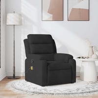 vidaXL fekete bársony dönthető masszázsfotel relaxációhoz 2