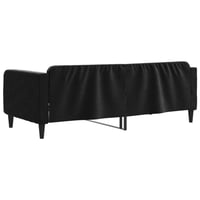 vidaXL fekete bársony kanapéágy 90x190 cm - kinyitható 5