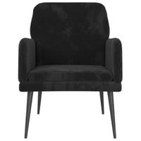 vidaXL fekete bársonyfotel 62x79x79 cm 3