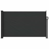 vidaXL fekete behúzható oldalsó napellenző 120x600 cm 4