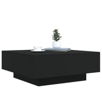 vidaXL fekete fa dohányzóasztal 80x80x31 cm 4