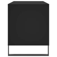 vidaXL fekete fa hanglemezszekrény 100x38x48 cm 5