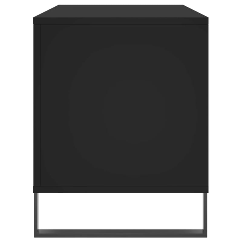 vidaXL fekete fa hanglemezszekrény 100x38x48 cm