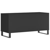 vidaXL fekete fa hanglemezszekrény 100x38x48 cm 6