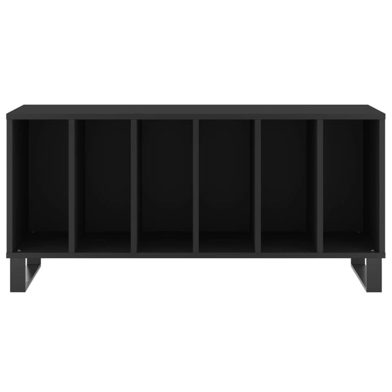 vidaXL fekete fa hanglemezszekrény 100x38x48 cm