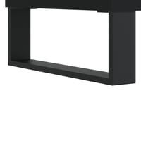 vidaXL fekete fa hanglemezszekrény 100x38x48 cm 7