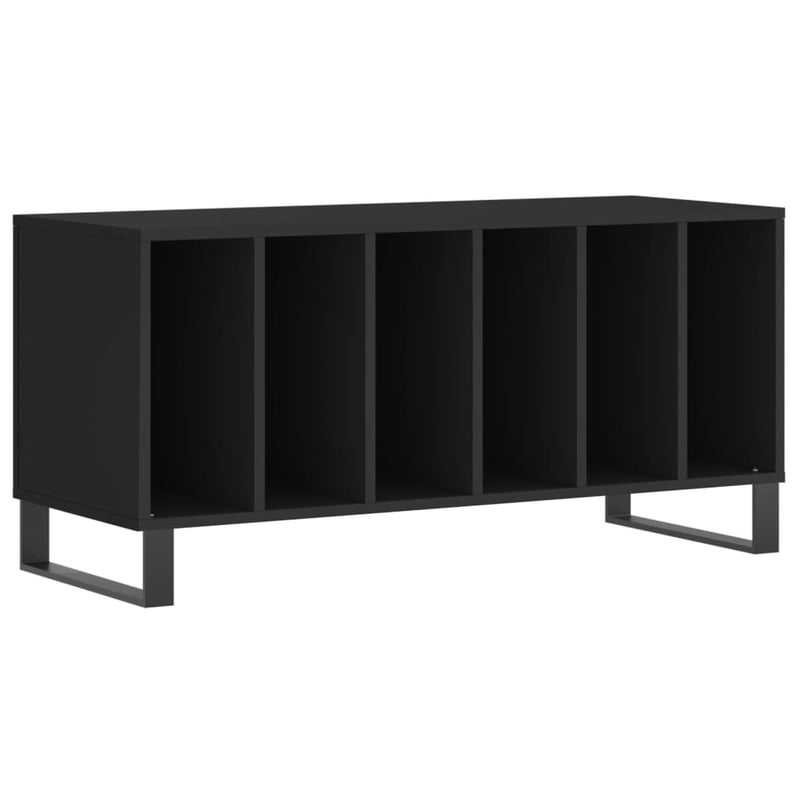 vidaXL fekete fa hanglemezszekrény 100x38x48 cm