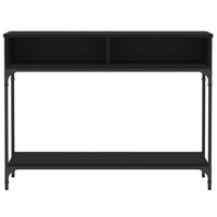 vidaXL fekete fa tálalóasztal 100x30,5x75 cm 5