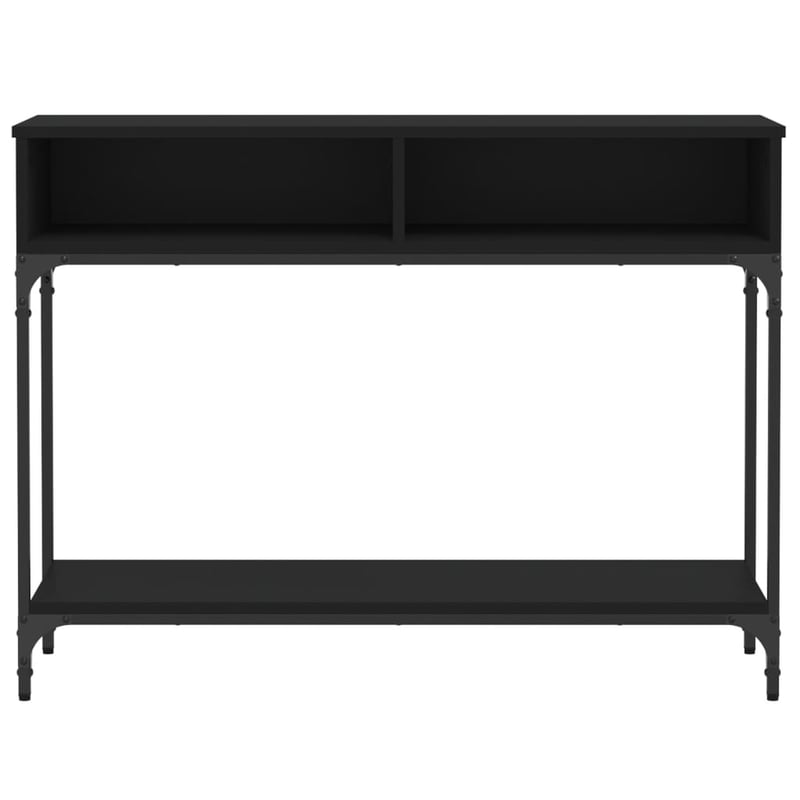 vidaXL fekete fa tálalóasztal 100x30,5x75 cm