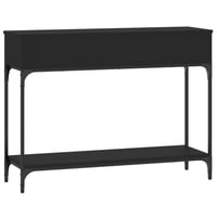 vidaXL fekete fa tálalóasztal 100x30,5x75 cm 6