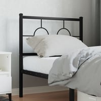 vidaXL fekete fém csere fejtámla 80 cm 2