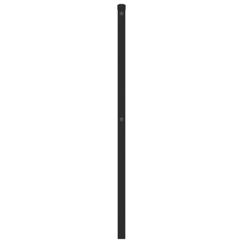 vidaXL fekete fém csere fejtámla 80 cm