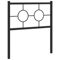 vidaXL fekete fém csere fejtámla 80 cm 1