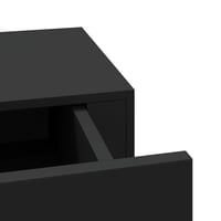 vidaXL fekete MDF falra szerelhető fiókos polc 60x23,5x10 cm 9