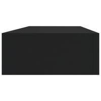 vidaXL fekete MDF falra szerelhető fiókos polc 60x23,5x10 cm 5