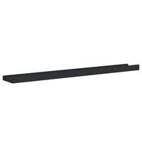 vidaXL fekete MDF szegélypolc képkeretekhez 80x9x3 cm 2 db 8