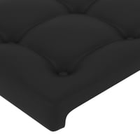 vidaXL fekete műbőr fejtámla 100x5x78/88 cm 4