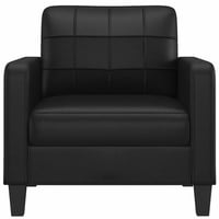vidaXL fekete műbőr fotel 60 cm-es kanapéfotel 3
