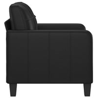 vidaXL fekete műbőr fotel 60 cm-es kanapéfotel 4