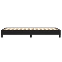 vidaXL fekete szövet ágykeret 90x200 cm matrac nélkül 6