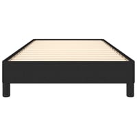 vidaXL fekete szövet ágykeret 90x200 cm matrac nélkül 5