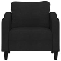 vidaXL fekete szövet kanapéfotel 60 cm 3