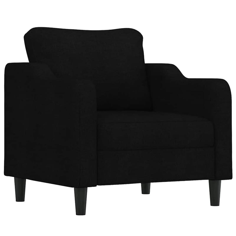 vidaXL fekete szövet kanapéfotel 60 cm