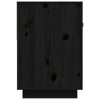 vidaXL fekete TV-szekrény 90x40x60 cm tömör fenyőből 7